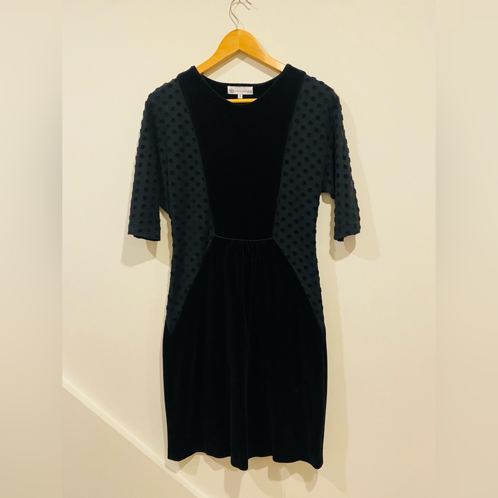 VINTAGE Vanina Escoubet batwing bodycon wiggle dress